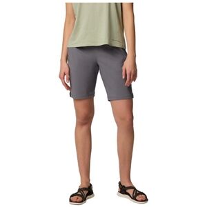 Columbia Women's Gray casual Shorts Size 14 Lightweight Nylon Blend